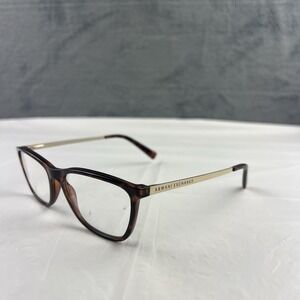 Armani Exchange AX 3028 8037 Eyeglasses Frame Only Tort & Gold 53-16-140 EUC!